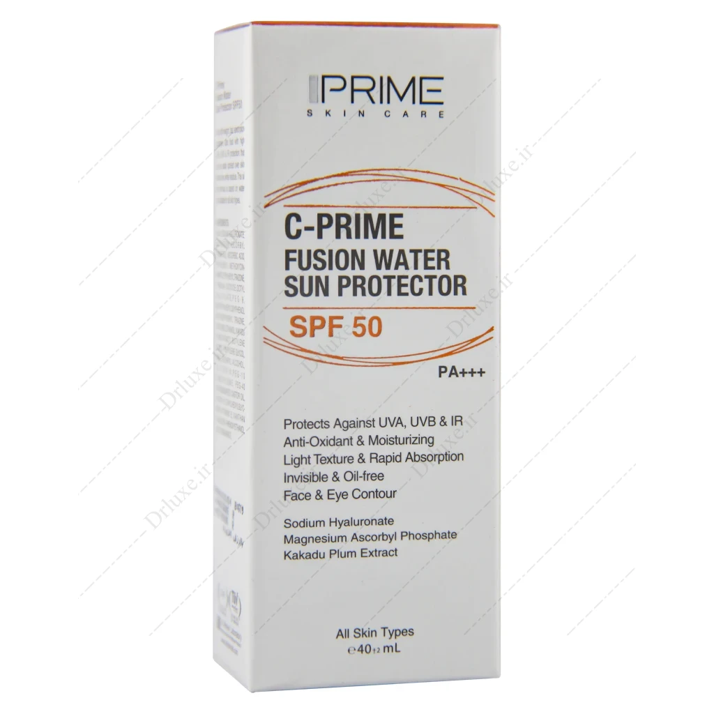 فلوئید ضدآفتاب SPF50 پرایم ویتامین C فیوژن واتر